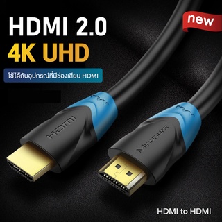 ภาพหน้าปกสินค้าสายทีวี HDMI Cable 3m 5m 10m High speed ความละเอียด 4K สายทองแดงแท้ ทีวี สาย DVD FHD แท้ ที่เกี่ยวข้อง
