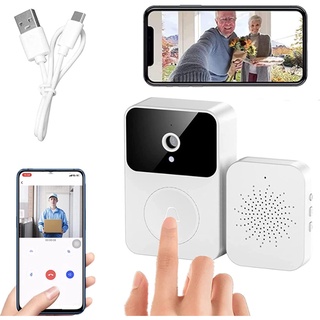 กริ่งประตู กระดิ่งไร้สาย ดูผ่านมือถือได้ X9 Smart Wireless Remote Video Doorbell