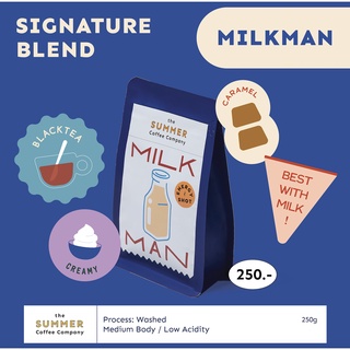 ภาพหน้าปกสินค้าThe Summer coffee company เมล็ดกาแฟ MILKMAN ซึ่งคุณอาจชอบสินค้านี้