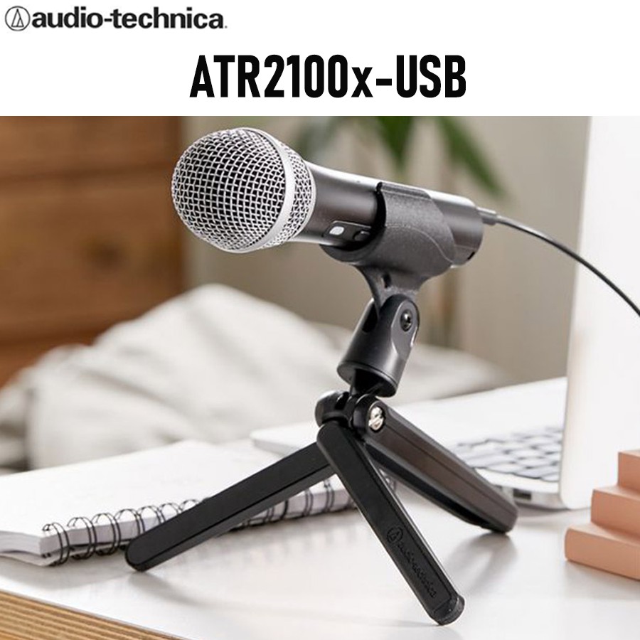 Microphone Audio-Technica ATR2100x-USB - Pour Streaming Et Podcasting