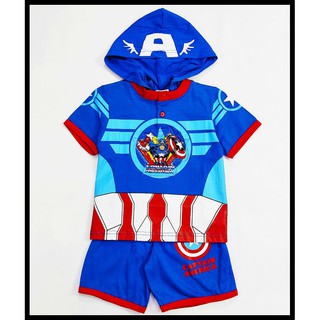 ชุดเด็ก กัปตันอเมริกา Captain America (ลิขสิทธิ์แท้)