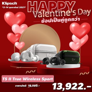 Klipsch T5 II True Wireless Sport  earphone  เช็ท 2 ชิ้น