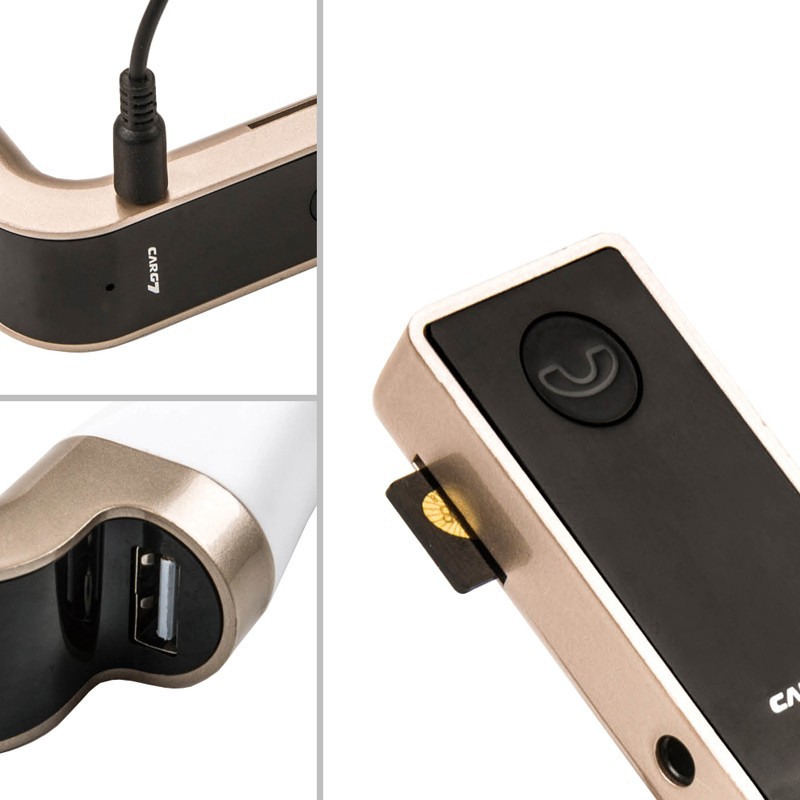 ภาพสินค้าCAR G7 ของแท้รับประกัน1ปี Bluetooth FM Transmitter MP3 Music Player SD USB Charger for Smart Phone จากร้าน genesis009 บน Shopee ภาพที่ 2
