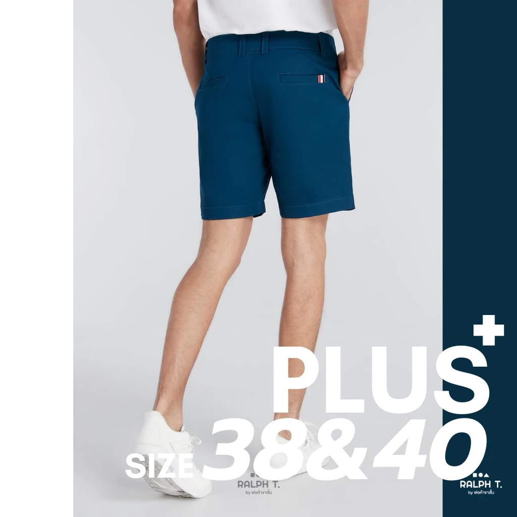 RALPH T OFFICIAL [เอว38 40 42] กางเกงขาสั้นผู้ชายไซส์ใหญ่ - รุ่น London กางเกงขาสั้นชายไซส์ใหญ่ กางเกงขาสั้นผู้ชายอ้วน สีขาว สีกากี สีเทอคว้อย์ สีเขียวนม สีครีม สีกรมท่า สีเทาเข้ม สีดำ สีน้ำตาลทอง สีไวน์แดง สีเทาอ่อน https://wayoza.com