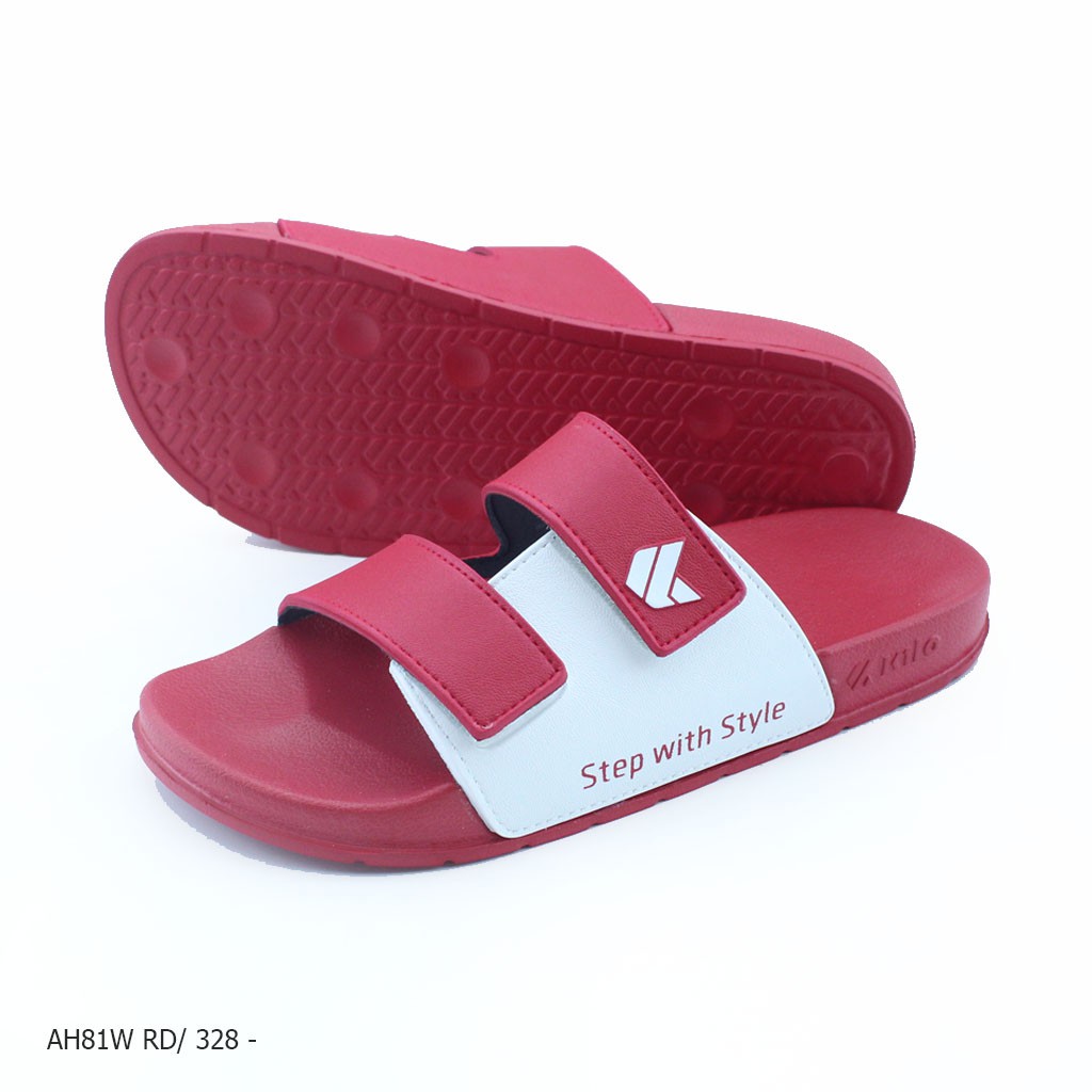 kito-รองเท้าแตะ-sandal-รุ่น-ah81w-สี-ดำ-แดง-โกโก้-กรม