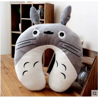 หมอนรองคอ totoro​ โตโตโร่​ ผ้าเนื้อ นุ่มรุ่นนี้มีเชือกผูกกันไหล​ได้​