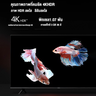 ภาพขนาดย่อของภาพหน้าปกสินค้าทีวี 43 นิ้ว Smart TV 4K LED โทรทัศน์ ทีวีจอแบน สมาร์ททีวี ระบบ Android ทีวีดิจิตอล รับประกัน 5 ปี จากร้าน bkepr0np02 บน Shopee ภาพที่ 3