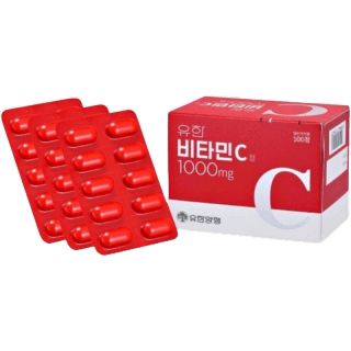แท้/พร้อมส่ง กล่อง100 เม็ด / แท้/พร้อมส่ง Yuhan Vitamin C วิตมินซี 1กล่อง = 100 เม็ด