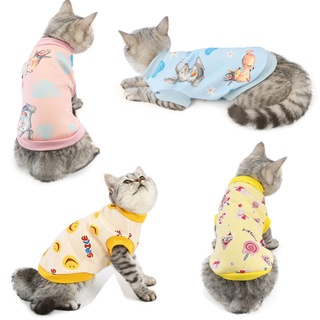 เสื้อกันหนาวผ้าไหมลายแมวแฟชั่นฤดูใบไม้ร่วงและฤดูหนาว