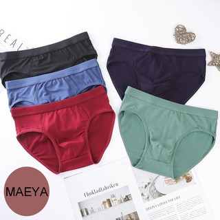 ภาพขนาดย่อของภาพหน้าปกสินค้าMeaya ️838 กางเกงในขาเว้าชาย ผ้าเด้ง ผ้านิ่ม ใส่สบาย️ จากร้าน maeya_shopping บน Shopee
