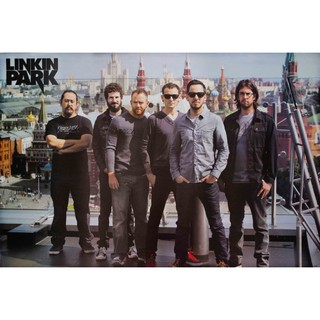 โปสเตอร์ วง ดนตรี Linkin Park ภาพ วงดนตรี โปสเตอร์ติดผนัง โปสเตอร์สวยๆ poster