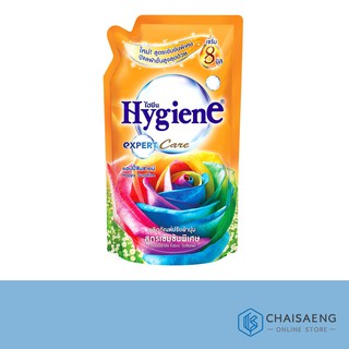 Hygiene Expert Care Fabric Softener ไฮยีน ผลิตภัณฑ์ปรับผ้านุ่มสูตรเข้มข้นพิเศษ กลิ่น แฮปปี้ ซันชายน์ 580 มล.