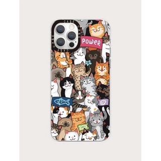 -พร้อมส่งในไทย-เคสซิลิโคน สกรีนลายแมว TPU นิ่ม ใช้สำหรับIPทุกรุ่น #1016