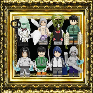 ของเล่นบล็อกตัวต่อ Uzumaki Hyuga Neji Might Guy Uchiha Sasuke Kimimaro ขนาดเล็ก ของขวัญวันเกิด สําหรับเด็ก