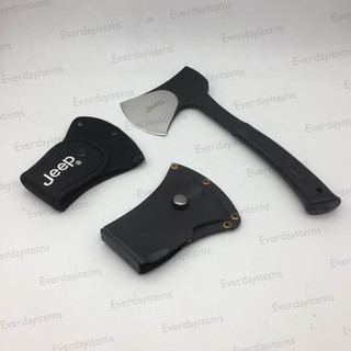 Everdayitems 0180101587 ขวานเดินป่า Jeep Survival Axe  ขวานเดินป่าอเนกประสงค์ พร้อมซองร้อยเข็มขัด