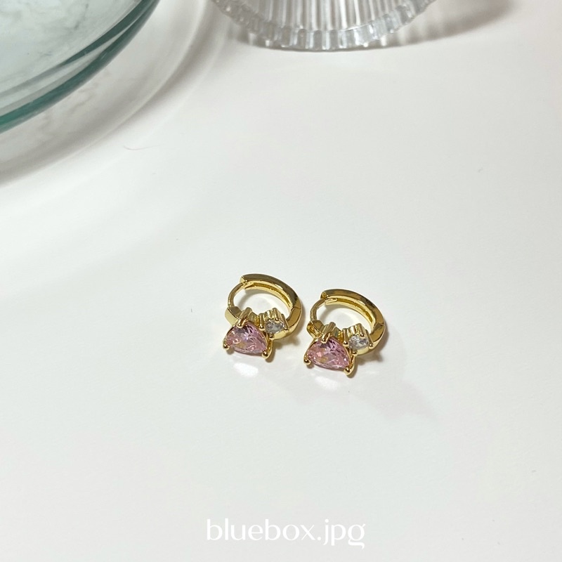 darling-earring-2-color-ต่างหูห่วงจี้อัญมณีหัวใจ-งานละเอียดสวยมาก-bluebox-jpg