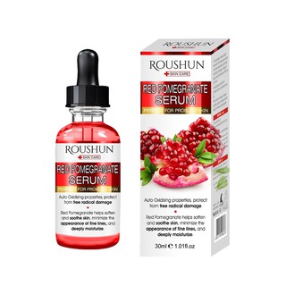 ROUSHUN Skin Care Red Pomegranate Serum. ขนาด 30ml. เซรั่มทับทิม