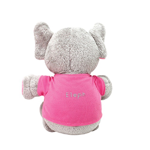 พร้อมส่ง-เอลฟ์-ตุ๊กตาช้างขนนุ่มใส่เสื้อ-m-eleph-fluffy-fur-doll-m