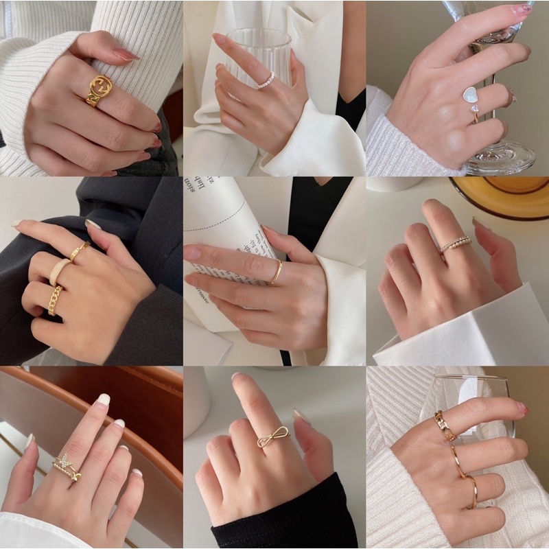 รูปภาพของแหวน แหวนแฟชั่น รวมแบบแหวนแฟชั่นสุดฮิตลองเช็คราคา
