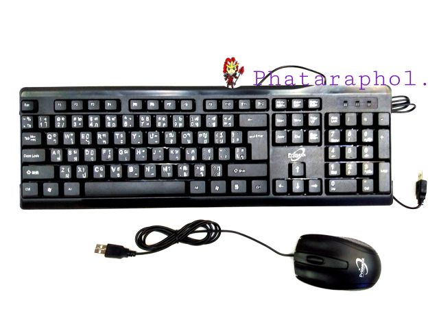 ภาพหน้าปกสินค้าชุดสุดคุ้ม Primaxx KM-511 Anti Splash Waterproof Keyboard+Mouse Combo USB ชุดคีย์บอร์ดกันน้ำ+เมาส์ (สีดำ) จากร้าน phataraphol. บน Shopee