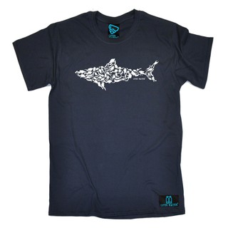 เสื้อยืดผู้ เสื้อยืดพิมพ์ลายปลาฉลาม Divers Divers Great White Scuba ของขวัญวันเกิด S-5XL