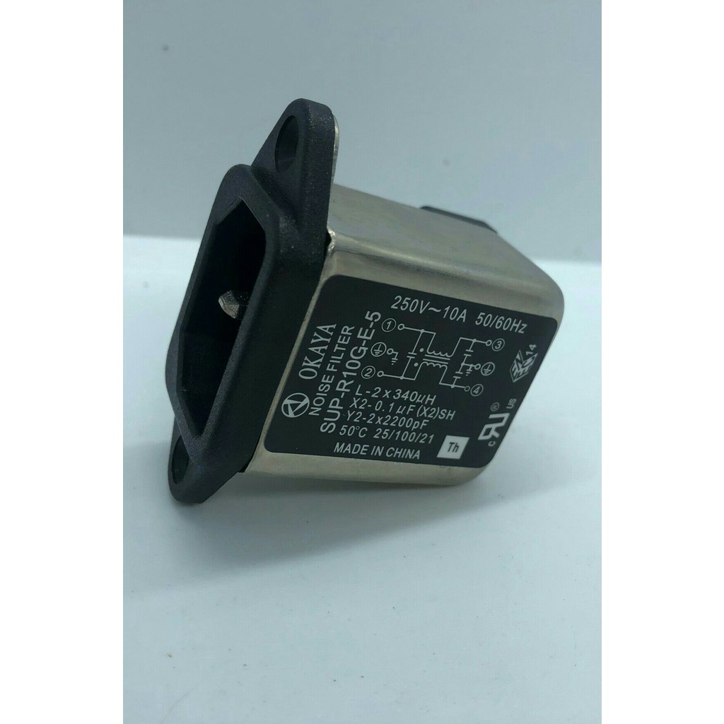 noise-filter-okaya-sup-r10g-e-5-10a250v-50-60hz-นอยซ์ฟิลเตอร์-อุปกรณ์ลดสัญญาณรบกวน