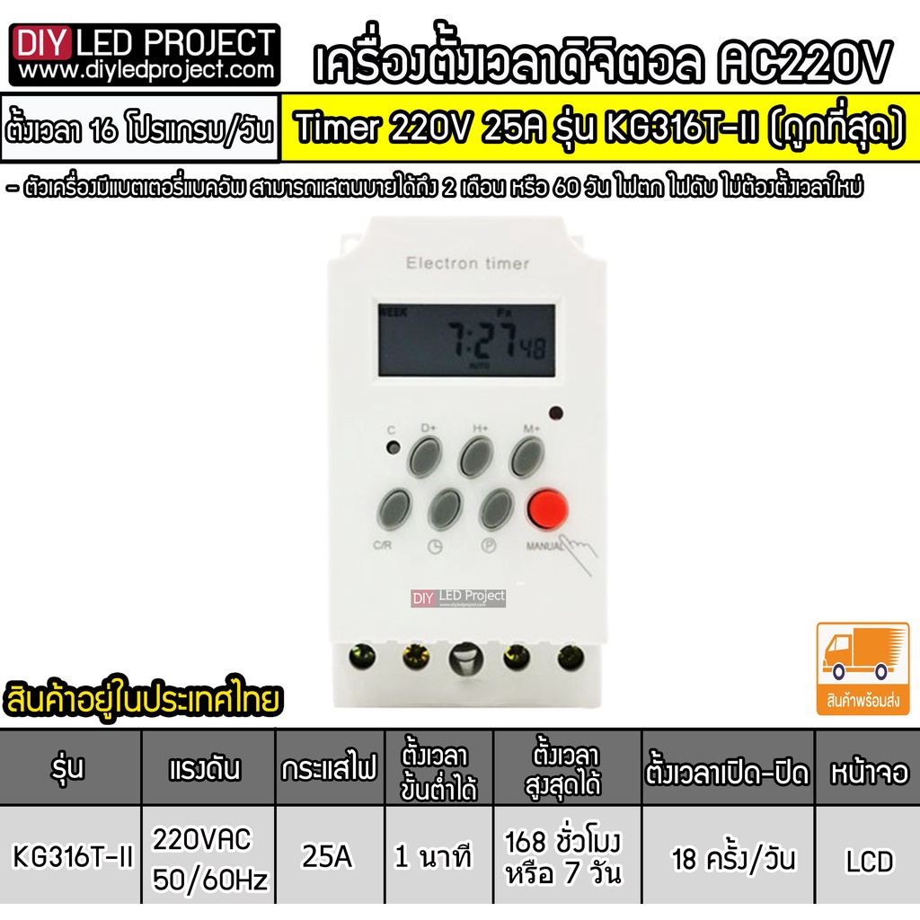 เครื่องตั้งเวลาดิจิตอล-รุ่น-kg316t-ii-220v-25a-ถูกที่สุด