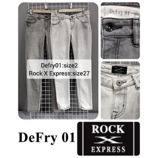 👖 กางเกงยีนส์​ 👖Defry01​  และ​ Rock X​express