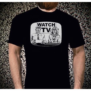 เสื้อยืด พิมพ์ลายภาพยนตร์ THEY LIVE 1980s Cult Film Inspired WATCH TV แฟชั่นฤดูร้อน สําหรับผู้ชายสามารถปรับแต่งได้