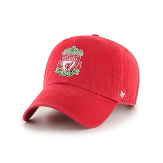 47 Brand หมวกแก๊ป รุ่น OFFCIAL LOGO LIVERPOOL FC ’47 CLEAN UP BLACK RED