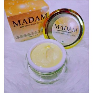 ครีมมาดาม MADAM  BRIGHTENIG  CREAM  ลดเลือนรอยสิว ผิวกระจ่างใส ผิวเนียนนุ่ม ปรับสภาพผิว เสริมสร้างคอลลาเจน