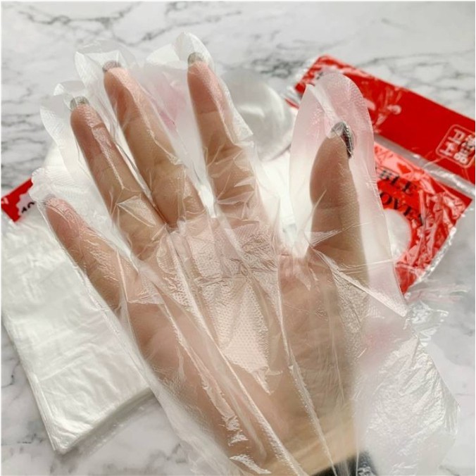 ถุงมือพลาสติก-แบบใช้แล้วทิ้ง-สำหรับป้องกันมือเปื้อน-120-ชิ้น