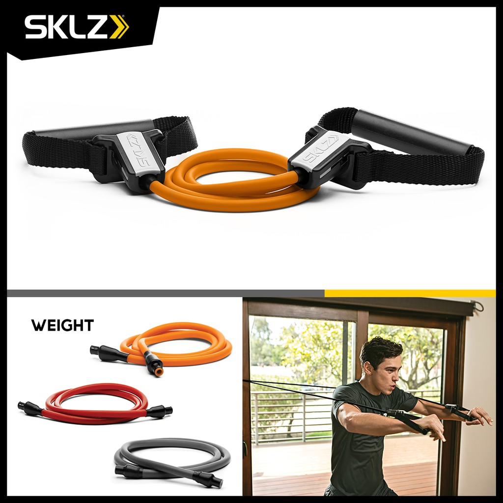 sklz-resistance-cable-set-เซ็ตสายยางยืดออกกำลังกาย-พร้อมมือจับ-สร้างหุ่นฟิต