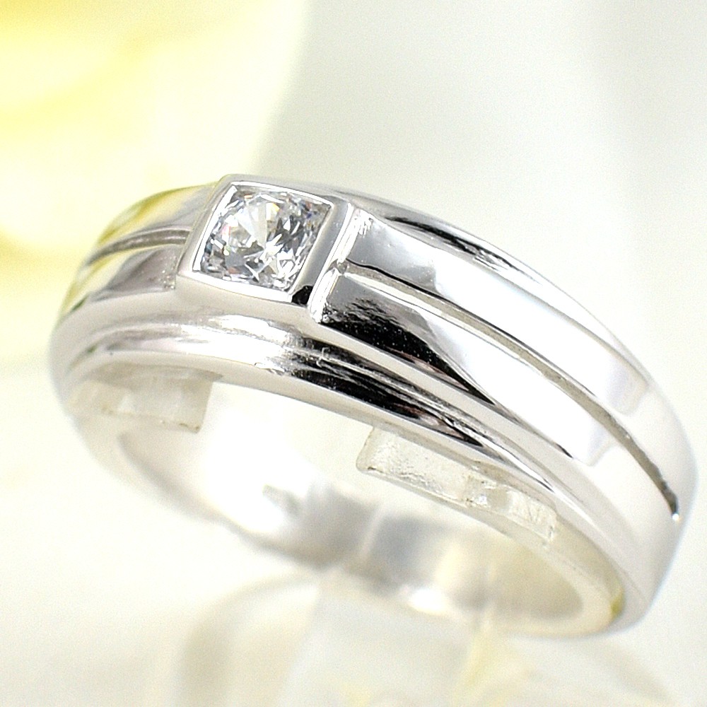 s190-แหวนเพชร-cz-แหวนเงินแท้ชุบทองคำขาว