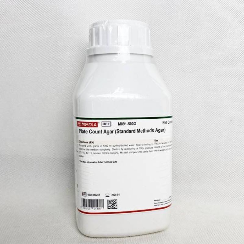 อาหารเลี้ยงเชื้อ PCA - PLATE COUNT AGAR (STANDARD METHODS AGAR ...