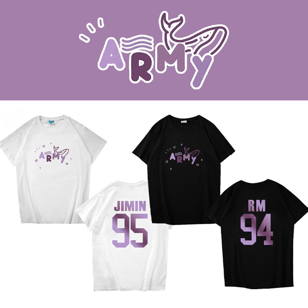 เสื้อยืดคอกลม-แขนสั้น-ผ้าฝ้าย-ลาย-bts-army-jin-suga-j-hope-rm-jimin-v-jungkook-สําหรับผู้ชายkpop-พิมพ์แขนสั้นสไตล์สตรีท-lt