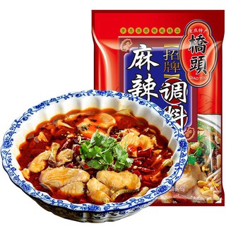 สินค้า B20 ซอสหม่าล่าปลาสำเร็จรูป ซอสปรุงรส ( 桥头麻辣 水煮鱼调料 )ขนาด 160g #พร้อมส่ง# ซอสสำเร็จรูป ปลา ซอสหม่าล่า ซอสปลา หม่าล่า