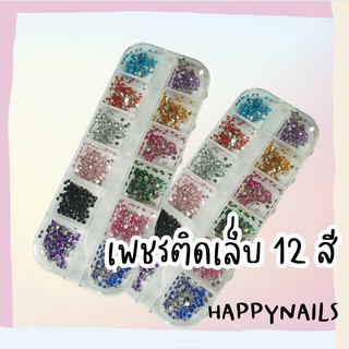 ภาพหน้าปกสินค้าเพชรติดเล็บ 12 สีสดใส ที่เกี่ยวข้อง