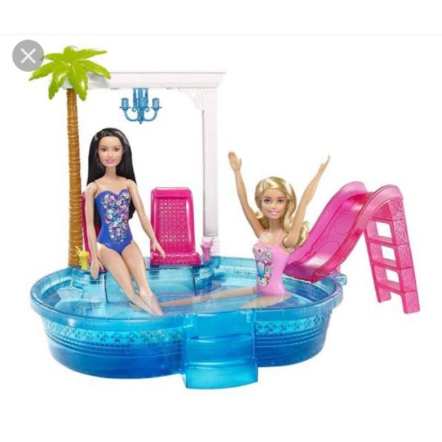 สระว่ายน้ำ-ห้องอาบน้ำบา-ร์บี้-barbie-pool-amp-bathroom