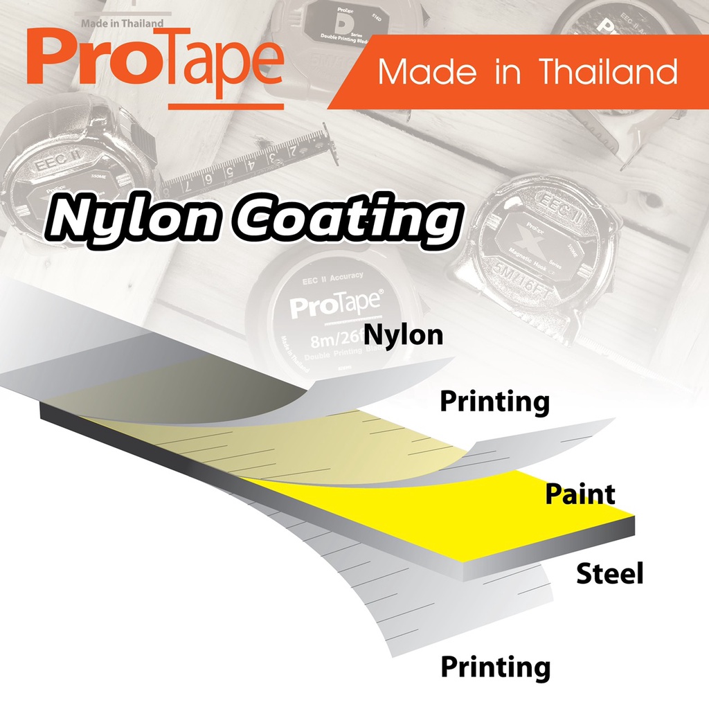 ลดแรง-2sonline-ตลับเมตร-protape-ของแท้measuring-tapes-รุ่น-p-series-amp-x-series-หัวแม่เหล็ก-สายเคลือบ-nylon-ทั้งเส้น