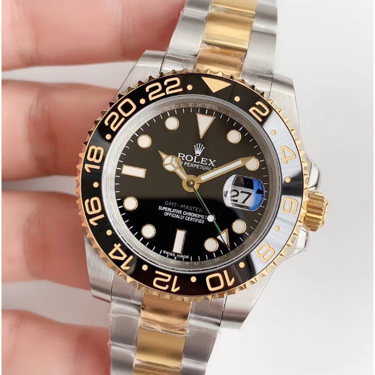 rolex-gmt-2-นาฬิกาข้อมือสำหรับผู้ชาย-116713-ln