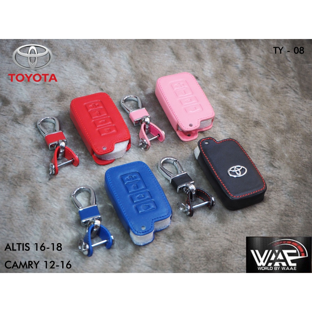 ภาพหน้าปกสินค้าซองหนังกุญแจรถ TOYOTA ALTIS 16-18, CAMRY 12-16 จากร้าน world.car.accessories บน Shopee