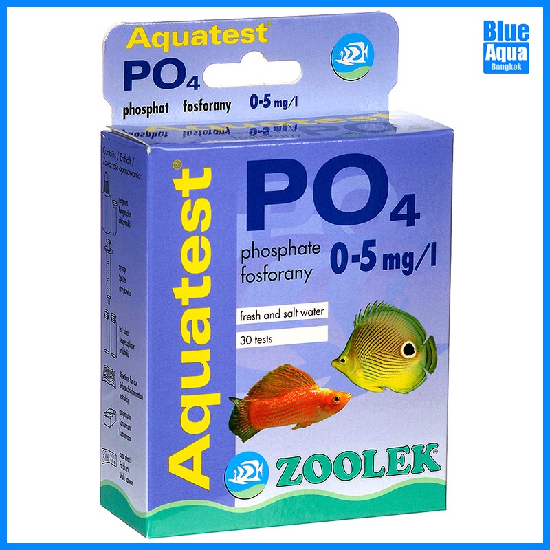 Phosphate PO4 Aquarium Water Test Kit Zoolek (PO4 ฟอสเฟต ชุดทดสอบน้ำตู้ ...