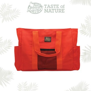 ภาพขนาดย่อของภาพหน้าปกสินค้าCaf Amazon กระเป๋า Tote Bag คาเฟ่ อเมซอน (สีส้ม) จากร้าน cafe_amazon บน Shopee
