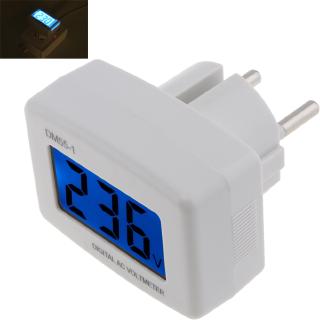 เครื่องวัดแรงดันไฟฟ้า หน้าจอ LCD ดิจิทัล 80-300 V