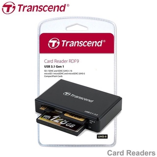 TRANSCEND CARD READER EXTERNAL USB 3.2 Gen 1 / 3.1 Gen 1 การ์ดรีดเดอร์ RDF9