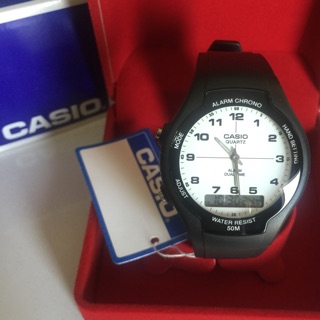 นาฬิกาข้อมือแท้ Casio Standard Analog-Digital รุ่น AW-90H-7B นาฬิกาข้อมือผู้ชาย