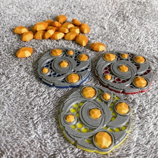 Keyforge Boardgame: Key &amp; Amber Token Set