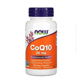 ภาพหน้าปกสินค้าNow CoQ10 30mg บรรจุ 120 แคปซูล Exp.02/27 ที่เกี่ยวข้อง