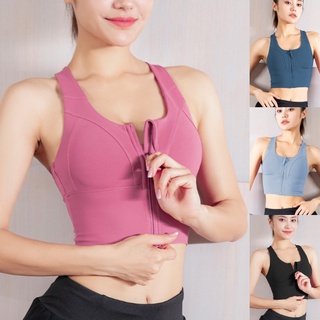 ✨รุ่นใหม่✨สปอร์ตบราซิปหน้า 💟Sport Bra YOGA-622 เสื้อบรากีฬาใส่เที่ยว ออกกำลังกาย ใส่กระชับ มีฟองน้ำ ทรงสวย ผ้านิ่มใส่สบาย